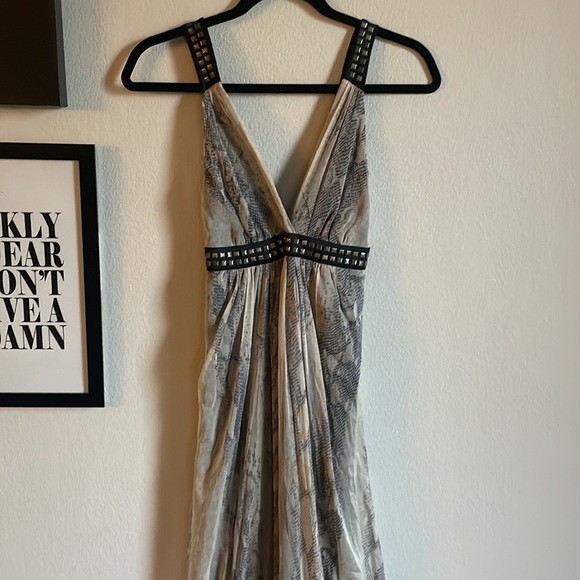 Bebe snake print maxi dress size xxs - Picture 2 of 5